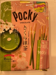 pocky抹茶味内含8packs 101.6g