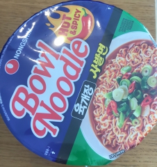 农心辣味方便面杯装100g