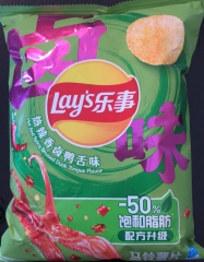 乐事热辣香卤鸭舌味马铃薯片70g